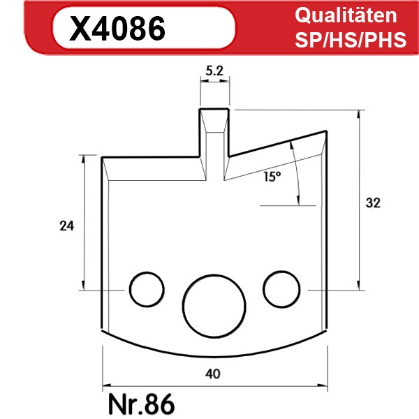 Universal Profilmesserset 86