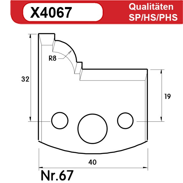 Universal Profilmesserset 67