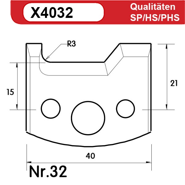 Universal Profilmesserset 32