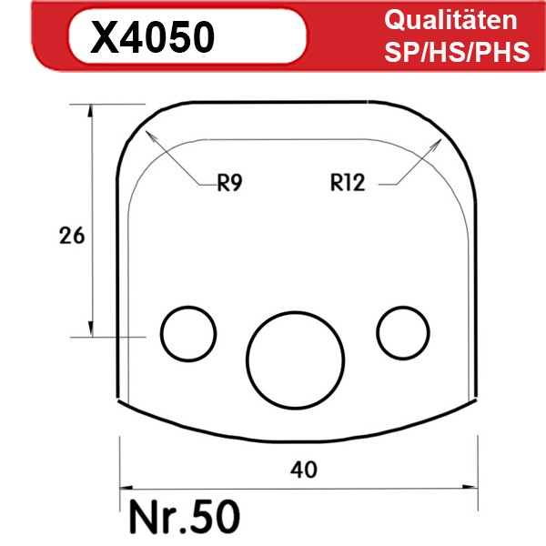 Universal Profilmesserset 50