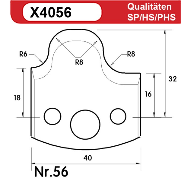 Universal Profilmesserset 56