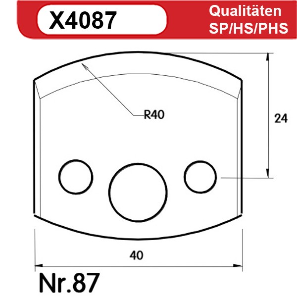 Universal Profilmesserset 87