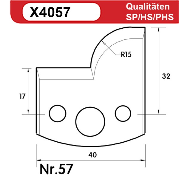 Universal Profilmesserset 57