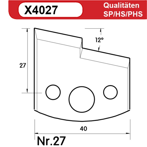 Universal Profilmesserset 27