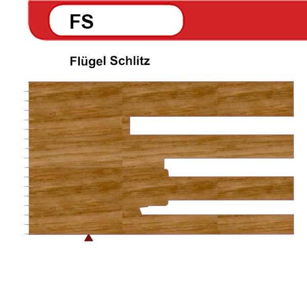 WP Satz Flügel Schlitz Z2