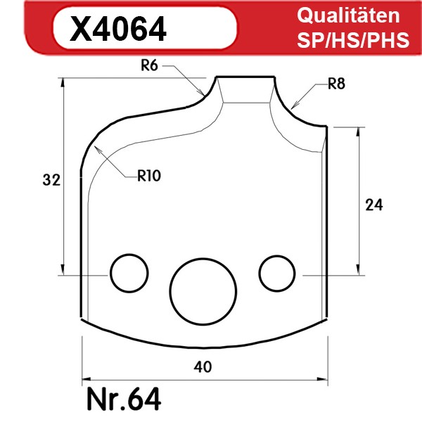 Universal Profilmesserset 64