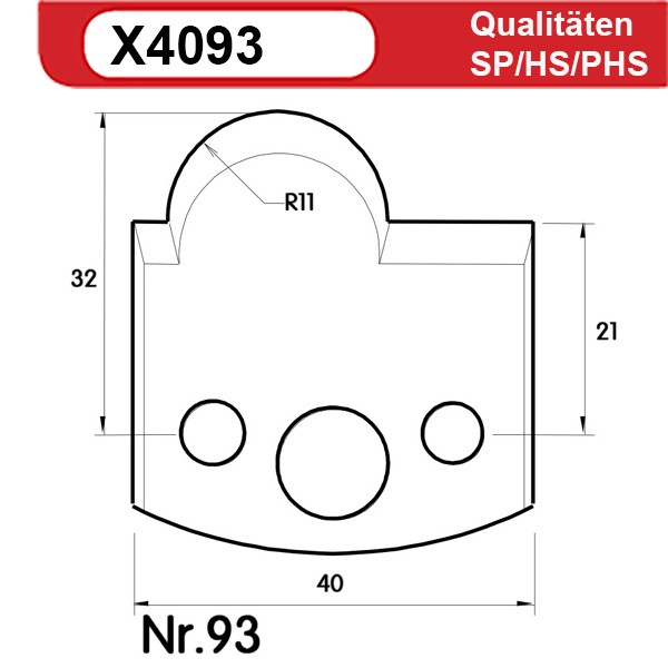 Universal Profilmesserset 93