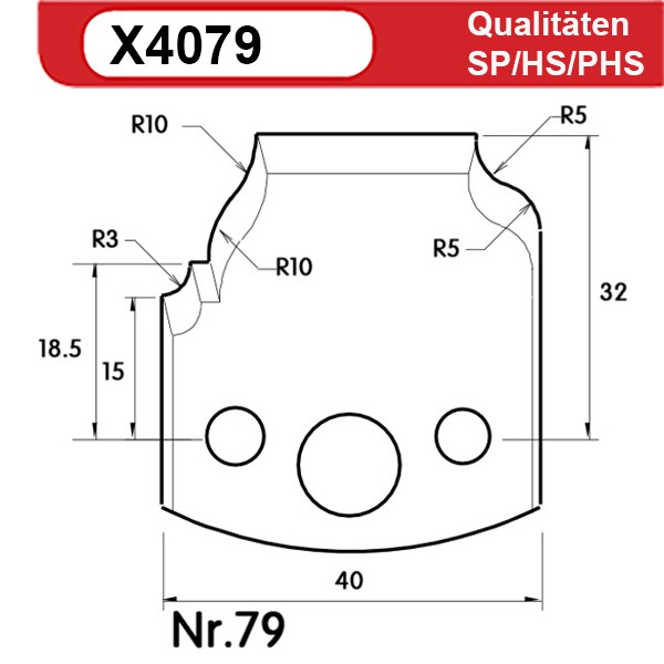 Universal Profilmesserset 79